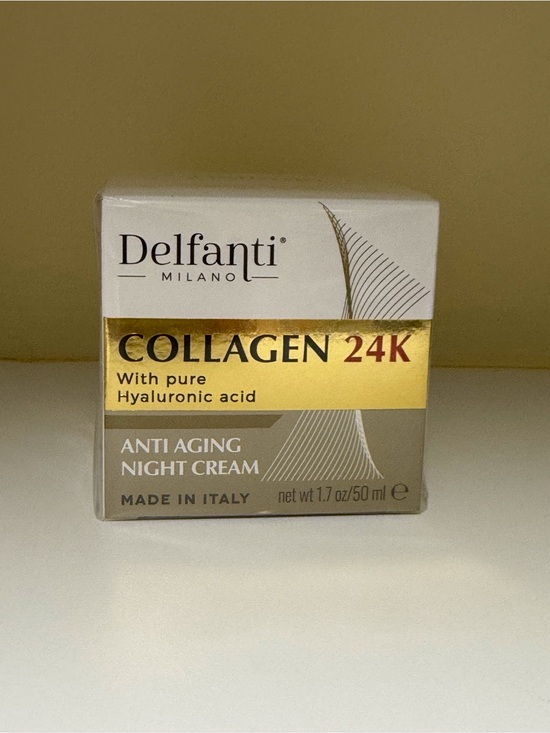Delfanti Milano Other - Delfanti Milano Collagen 24K Anti-Aging Night Cream - Gold Italy New Sealed
